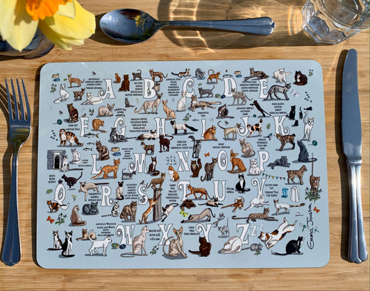 Cats A to Z  Place Mat