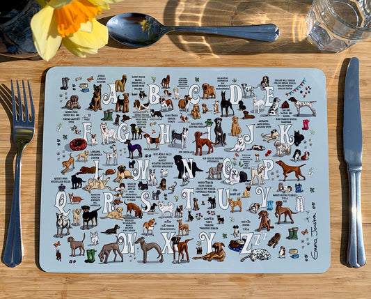 Dogs A to Z  Place Mat