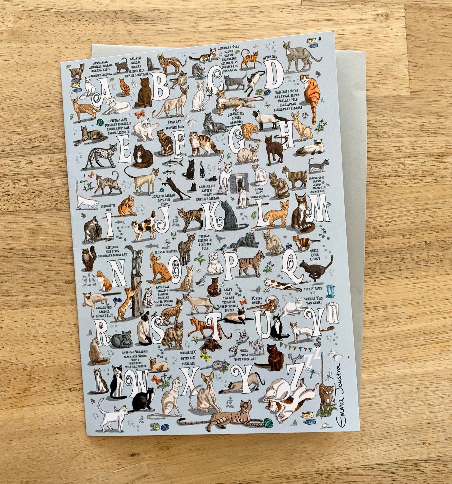'Cats A to Z'  177mm x 127mm