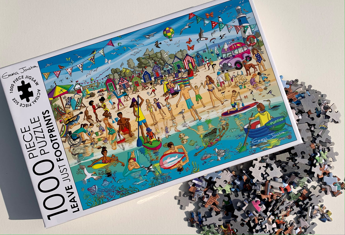 Leave just footprints 1,000 piece jigsaw puzzle