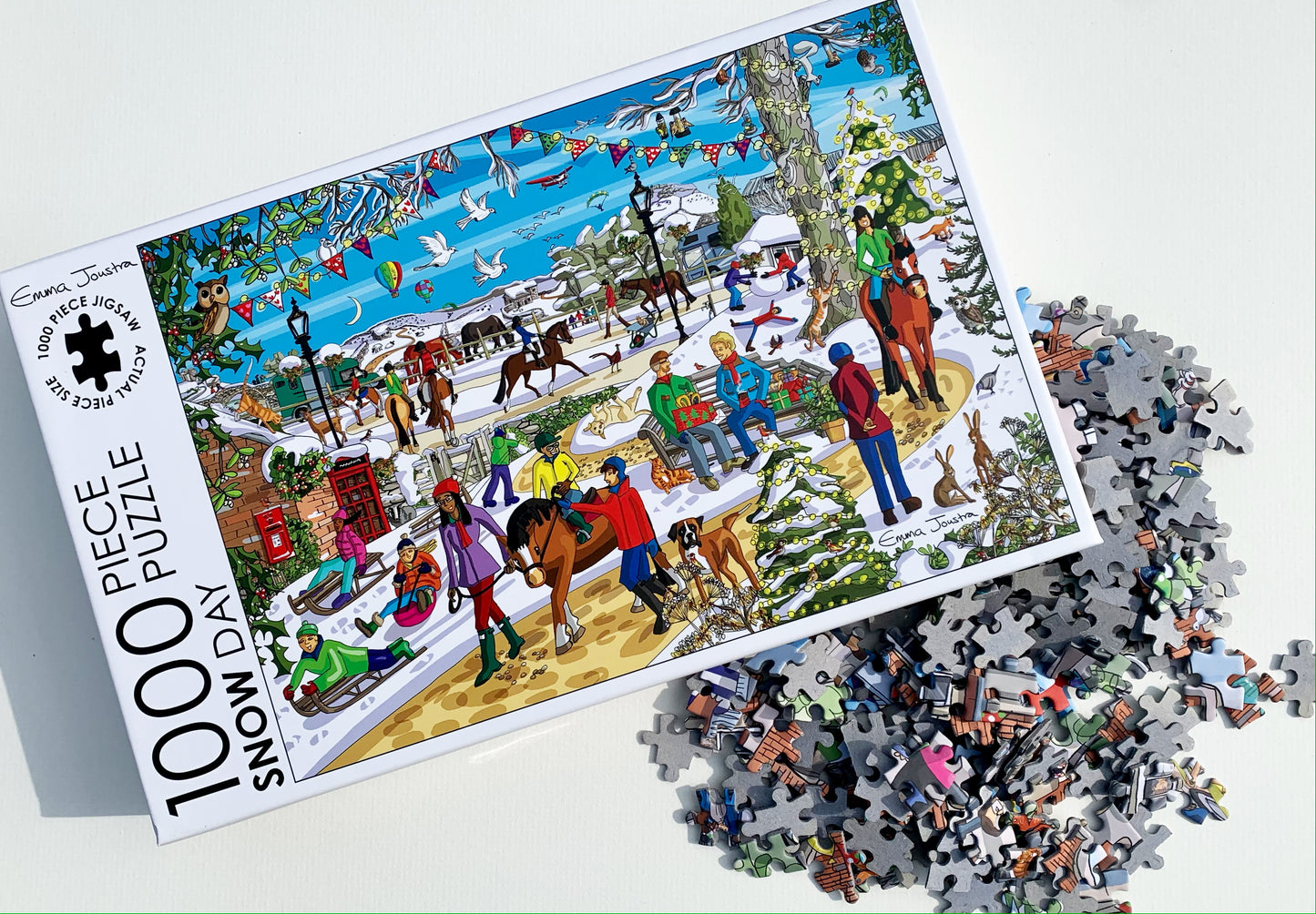 Snow Day 1,000 piece jigsaw puzzle