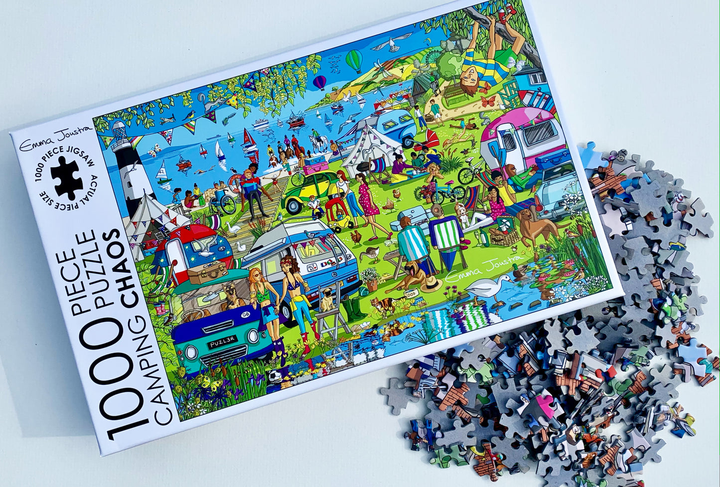 Camping Chaos 1,000 piece jigsaw puzzle