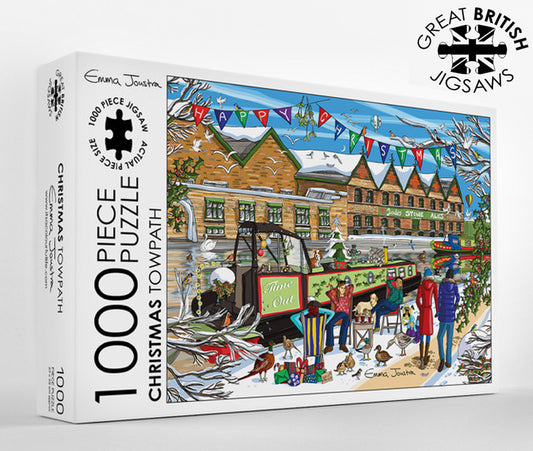 Christmas towpath 1,000 piece jigsaw puzzle