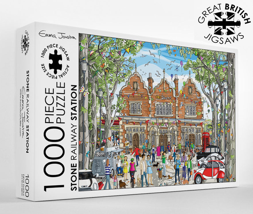 Stone Railway Station 1,000 piece jigsaw puzzle