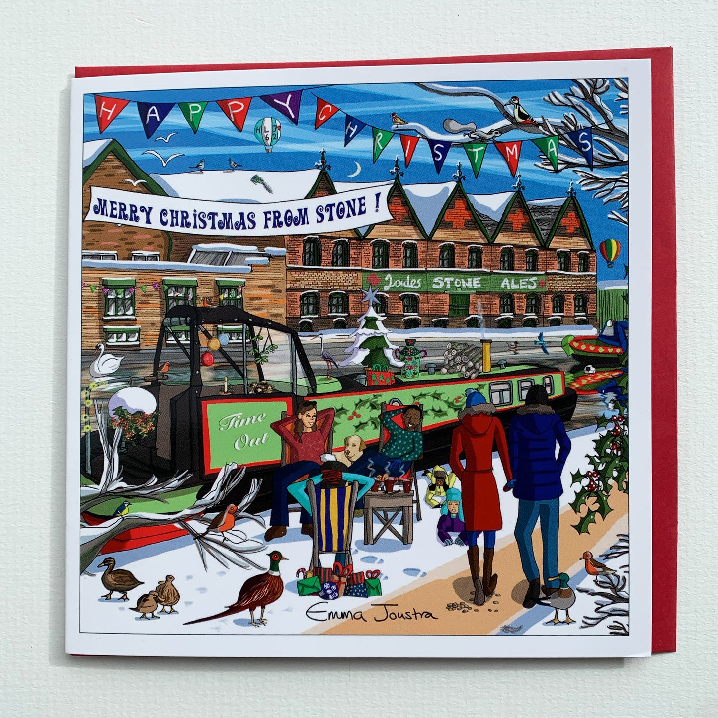 'Christmas towpath'Christmas Card