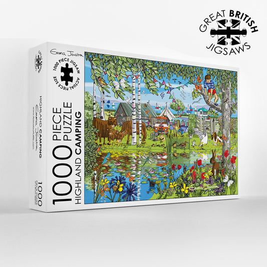 Highland Camping 1,000 piece jigsaw puzzle