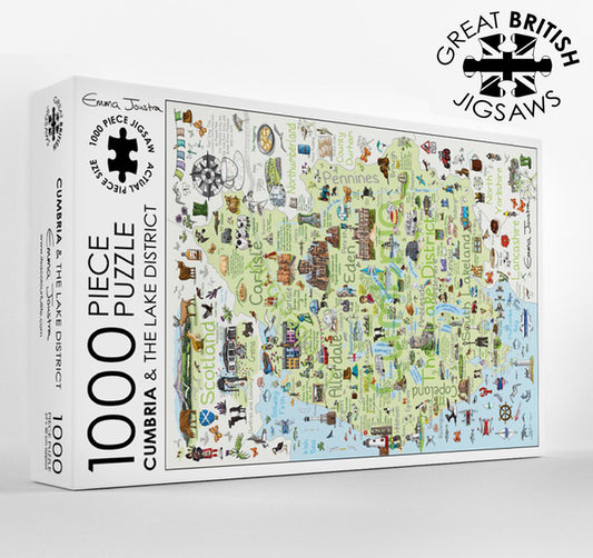 Cumbria and The Lake District 1,000 piece jigsaw puzzle