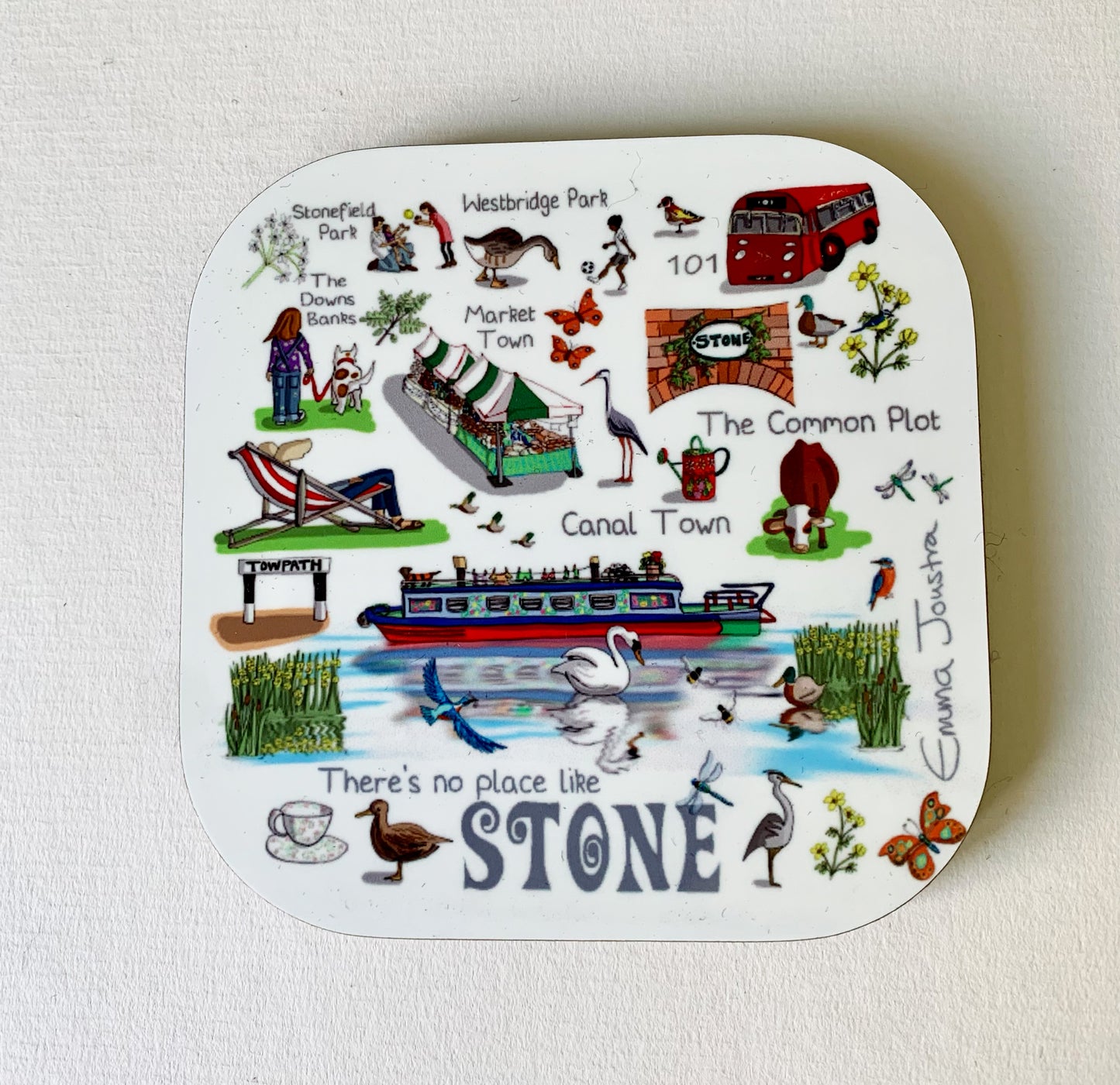 There's no place like Stone, landmarks, town, and canal coaster